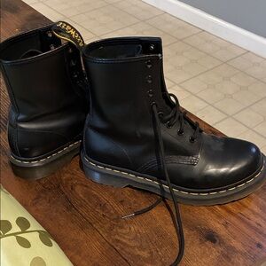 Dr. Martens Black Leather Boots
